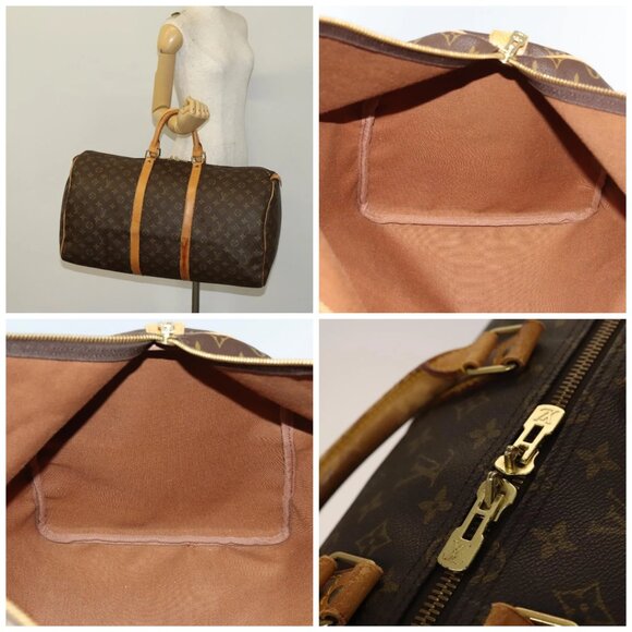 LOUIS VUITTON Monogram Keepall 55 Boston Bag - Picture 15 of 15